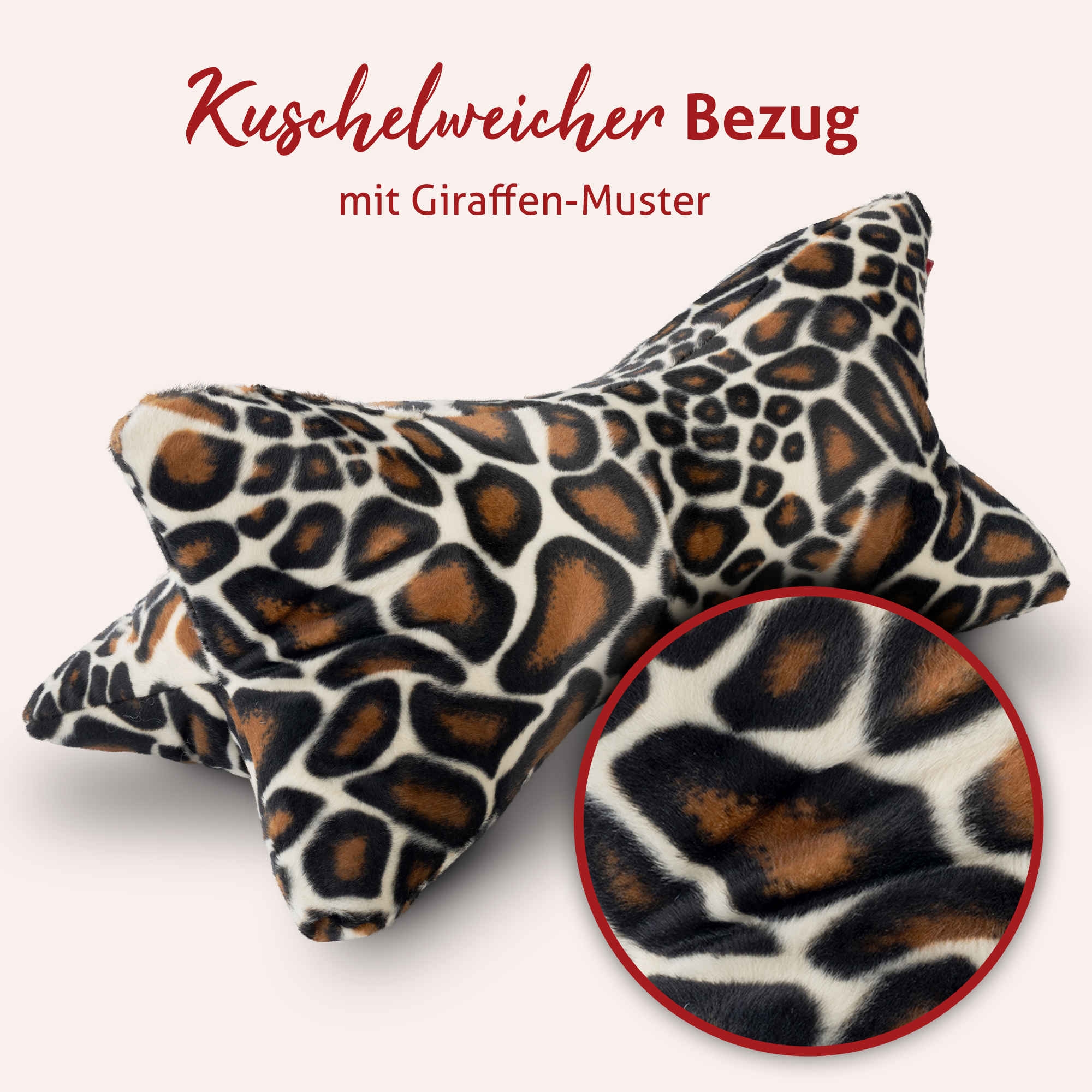 Plüschig weich bezogen: Das ideale Kuschelkissen!