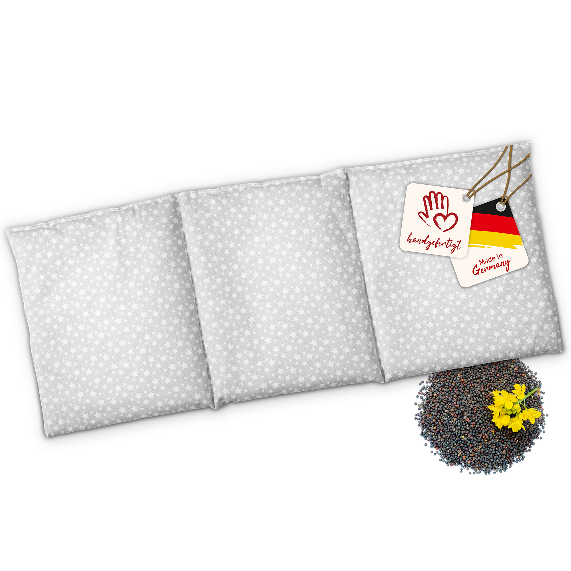 Das Rapskissen mit 3 Kammern von Navango.