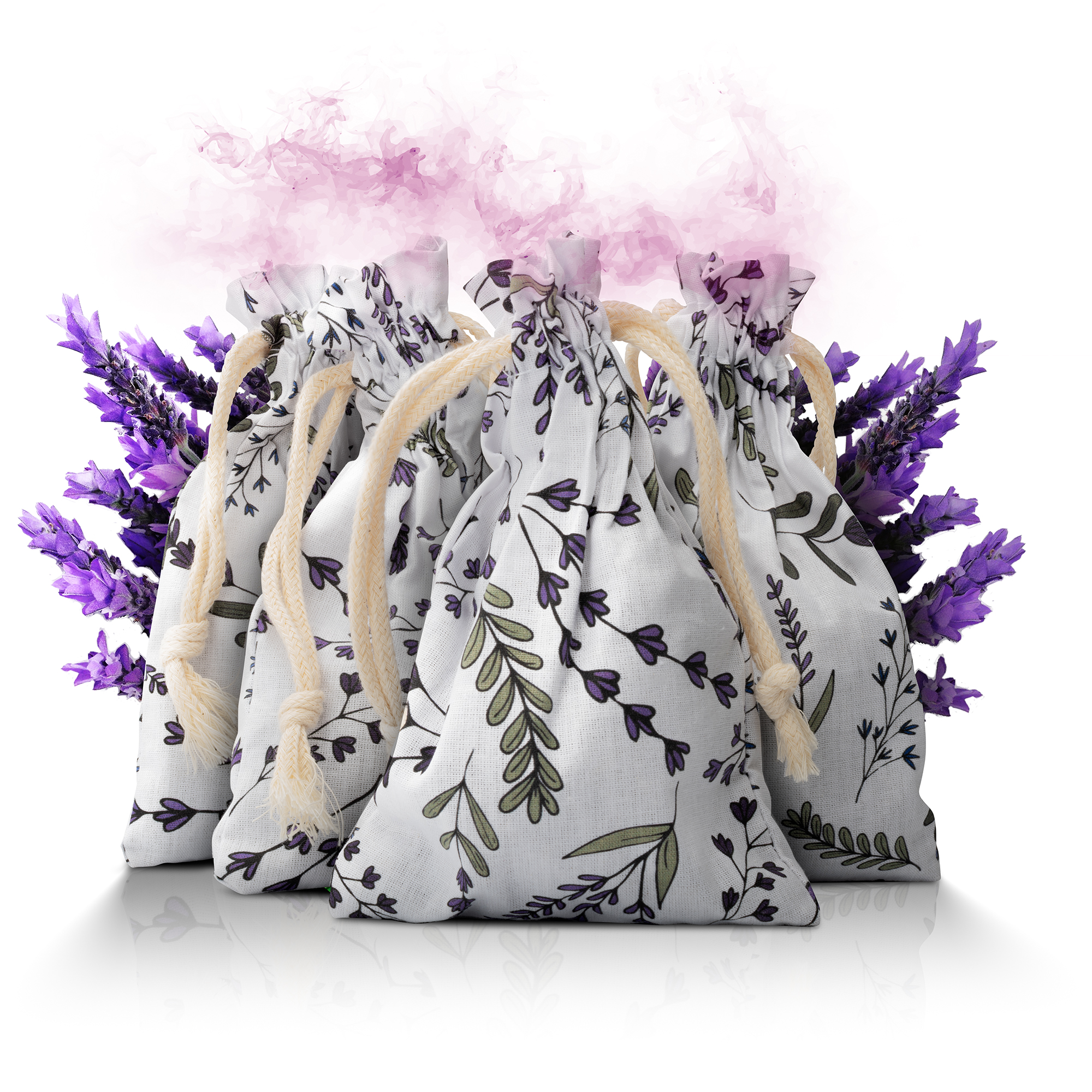 Lavendel-Duftbeutel – 10 x 15 cm – 4er Set